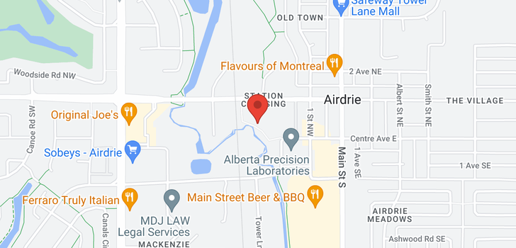 map of 401 305 1 Avenue NW